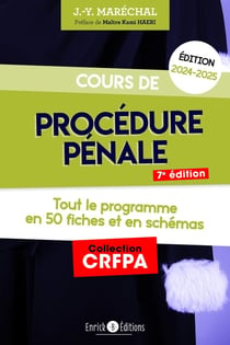 Cours de procédure pénale 2024-2025 : Tout le programme en fiches et en schémas