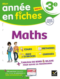 Mon année en fiches : maths - 3e