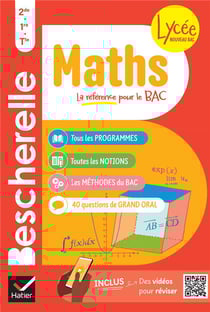 Bescherelle : Maths - 2de, 1re, Terminale - Toutes les notions des programmes de maths au lycée