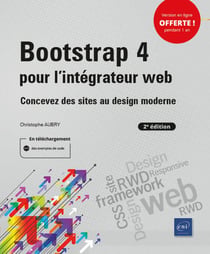 Bootstrap 4 pour l'intégrateur web - concevez des sites au design moderne (2e édition)