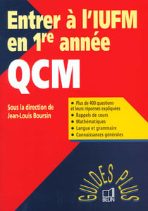 Qcm concours prof ecoles