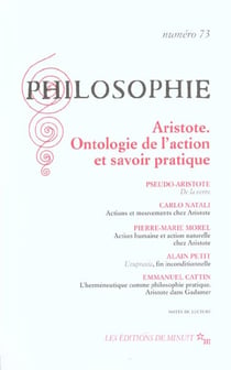 Revue Philosophie n.73