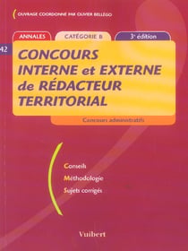 Concours interne et externe de redacteur territorial (3e edition)