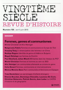 Revue vingtième siècle n.126 : femmes et communismes
