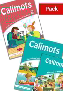 Calimots : CP - manuel de code + manuel de lecture + memo des mots