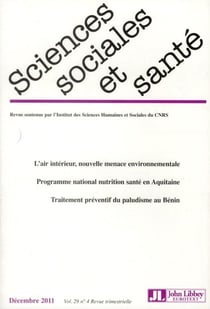Revue sciences sociales et sante n.4
