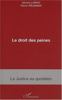 Le droit des peines