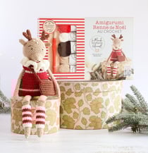 Coffret Amigurumi, renne de Noël au crochet