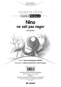 NINO NE SAIT PAS NAGER - FICHIER CP