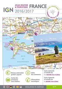 Atlas routier et touristique, france (édition 2016/2017)