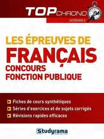 Les épreuves de français - concours fonction publique