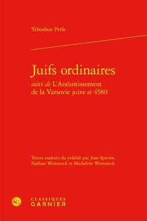 Juifs ordinaires : l'anéantissement de la Varsovie juive et 4580