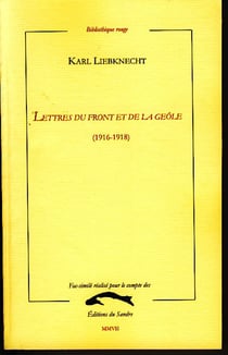 Lettres du front et de la geôle 1916-1918