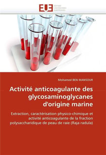 Activite anticoagulante des glycosaminoglycanes d'origine marine