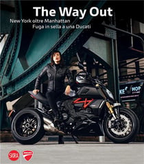 The way out new york beyond manhattan riding away on a ducati