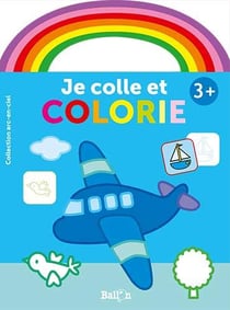 Je colorie et j'apprends les couleurs - arc-en-ciel (bleu)