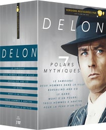 Delon - 7 films : Pour la peau d'un flic + Trois hommes à abattre + Le Gang + Borsalino & Co + Mort d'un pourri + Le Samouraï + Deux hommes dans la ville