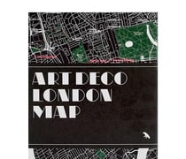 Art deco london map