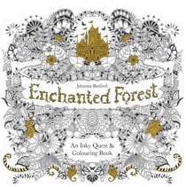 Enchanted forest - an inky quest and coloring book
