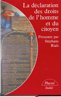 La déclaration des droits de l'homme et du citoyen