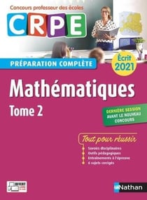 Écrit mathématiques t.2 (édition 2021)