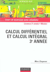 Calcul differentiel et calcul integral 3e annee - licence 3e annee et master