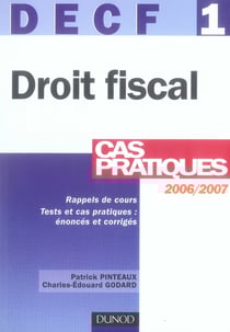 Droit fiscal - decf 1 - cas pratiques (10e édition)