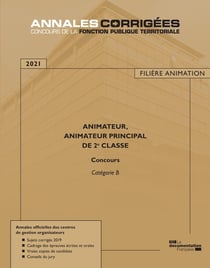 Animateur - animateur principal de 2e classe - concours (édition 2021)