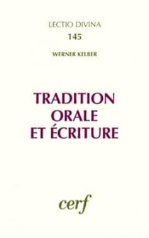 Tradition orale et ecriture