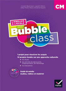 Methode d'anglais : l'anglais a l'ecole avec bubble class - cm1-cm2 - ed.2018 - guide peda bi-media