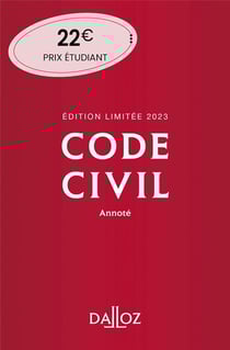 Code civil annoté (édition 2023)