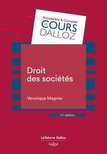 Droit des sociétés (11e édition)