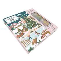 Mon kit Petit village de Noël : Peinture au numéro