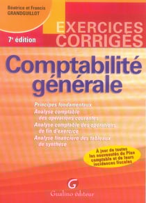 Exercices corrigés comptabilité générale (7e édition)