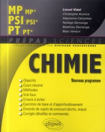 Chimie mp/mp* psi/psi* pt/pt* : nouveau programme 2014