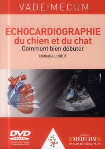Vade-mecum d echocardiographie du chien et du chat +dvd