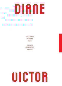 Diane Victor : estampes, dessins, suie