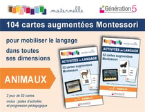104 cartes augmentées Montessori Animaux