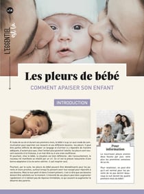 Les pleurs de bébé