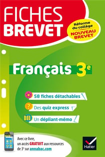 Fiches brevet - français - 3e