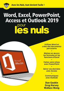 Word, Excel, Powerpoint et Outlook mégapoche pour les nuls (édition 2019)