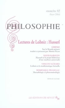 Lectures de leibnitz