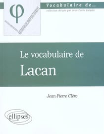 Le vocabulaire de lacan