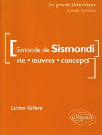 Simonde de Sismondi - vie, oeuvres, concepts