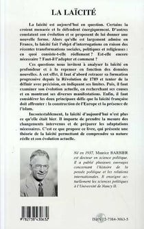 La laïcité