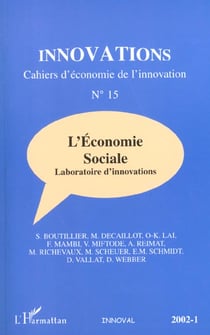 Revue innovations n.15 : l'économie sociale - laboratoire d'innovations
