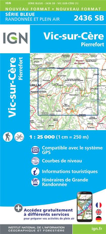 2436Sb Vic-Sur-Cere/Pierrefort