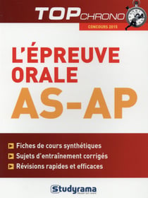 L'épreuve orale as-ap (édition 2015)