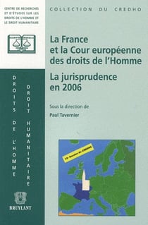 La france et la cour européenne des droits de l'homme