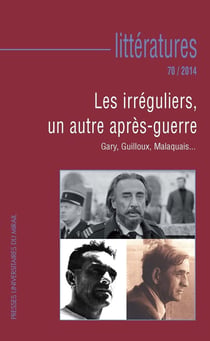 Littératures : Irreguliers un autre après guerre